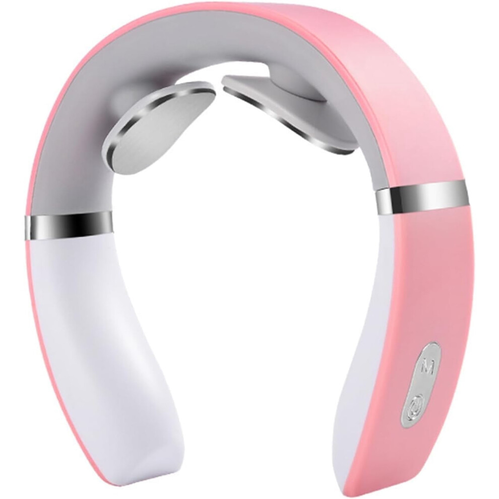 Neck Massager with Heat and 16 Intensity Levels Pink