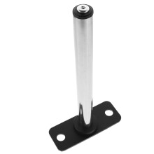 Soporte de pared para barras de pesas, de acero inoxidable resistente, para discos de peso.