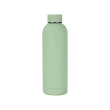 Resemugg, 16,9 oz rostfritt stål, liten öppning, isolerad vattenflaska för utomhussporter, bärbar termosmugg med läckagesäkert lock, mintgrön