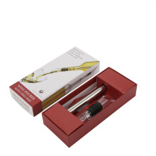 Bâtonnet refroidisseur à vin en acier inoxydable (1 pièce) avec aérateur et verseur, compatible avec les bouteilles de vin rouge