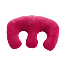 Soft Detachable Chest Pillow for SPA Salon Massage Table Home Use Rose Red Rose Red