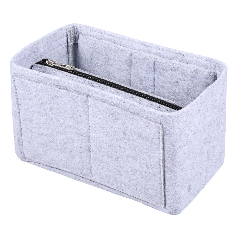 Purse Organizer, Insert Felt Bag, Felt Cosmetic Storage Bag, Handbag Organizer Insert Makeup Pouch for Home Travel Office