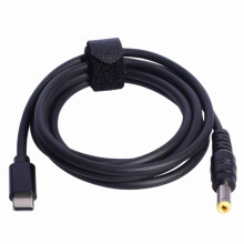 Cabo de alimentação USB-C para DC com gatilho para monitores LCD, rádios de transmissão cinematográfica e qualquer dispositivo de 9V, 12V, 15V
