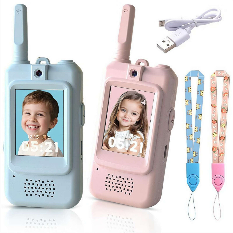 Rechargeable Kids Walkie Talkies With Video And Voice 968604449345