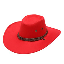 AWZXDE Adult Casual Solid Vara Western Cowboy Pălărie de soare cu bor larg Călătorie Pălărie de soare pentru bărbați și femei Stil la modă