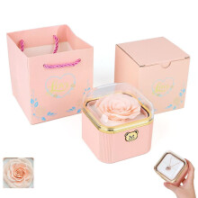 Boîte à bague Pekkaxy en forme d'ourson pour la Saint-Valentin, présentoir rotatif pour bague de fiançailles, cadeau romantique pour petite amie