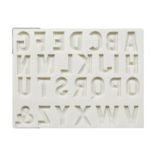 Moule à gâteau alphabet en silicone, ensemble de moules à pâtisserie pour créer des formes de lettres personnalisées pour vos desserts et