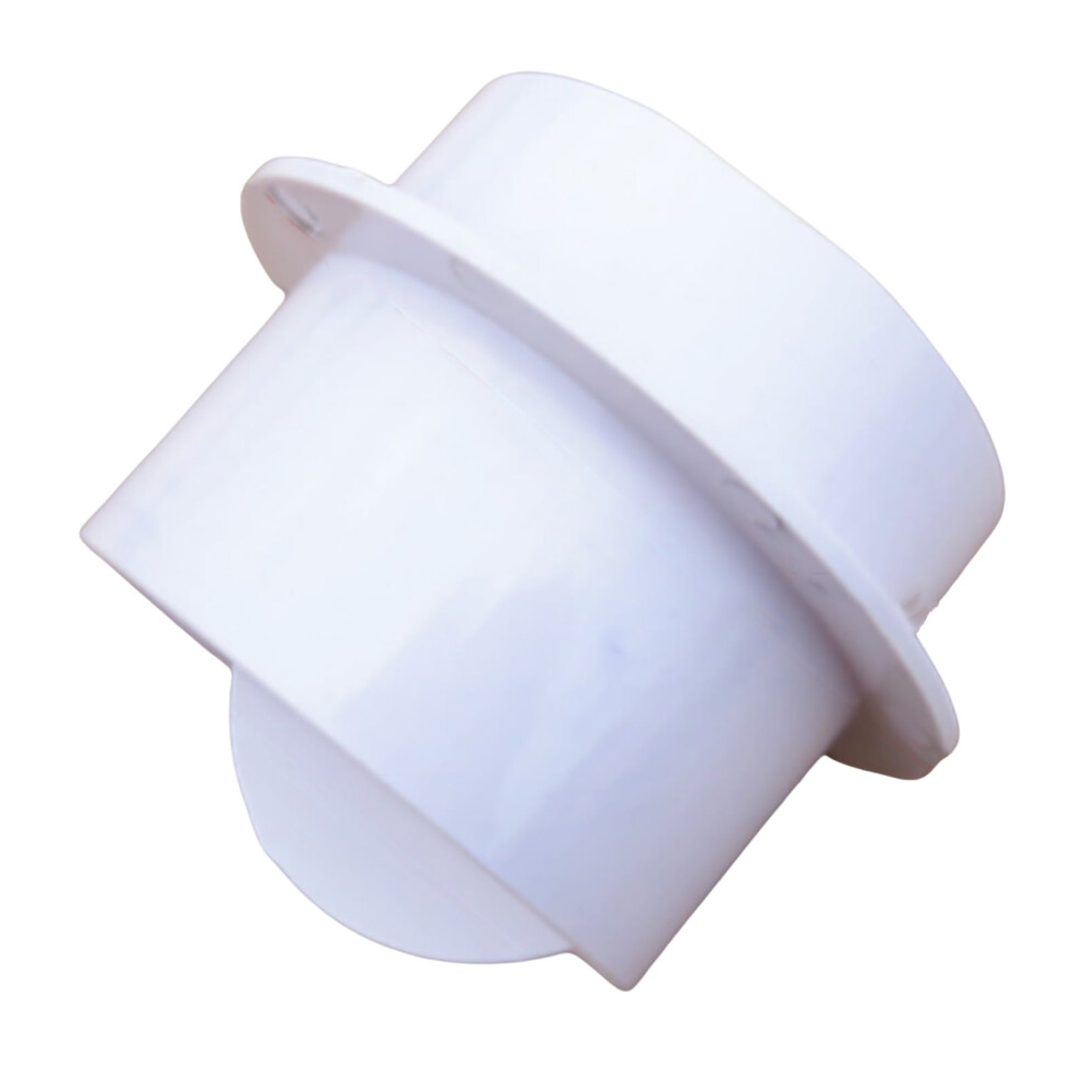 None Return Air Valves Backflow Preventer Exhaust Duct Check Valves Plastic Inline Backdrafts Damper For Kitchen Bathroom 9340959179367