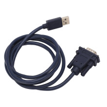 USB-232 1.1/2.0/3.0 Converter, 48in, DB9 Male, Windows/Linux