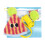 Spring Parachute kattleksak dörrhängande teaser gul 1