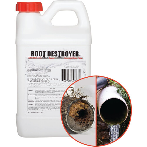 Pipes and drains, septic tanks and septic systems are root killers