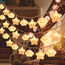 Star And Cloud String String Lights (Without Batteries)