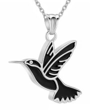 Flexible Commemoration Jewelry For Pet Cremation Ashes With Bird Pattern Wear resistant Private Compartment Charm