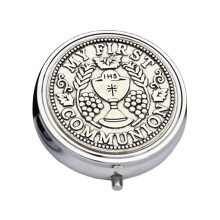 Boîte à bijoux en métal et verre, organisateur de souvenirs (1 pièce)