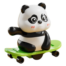 C Adorable Wind Up Walking Panda Toy Mini Desk Decor For Kids Home Decoration Cute Animal Figure Novelty Gift Idea Plastic Material Style C