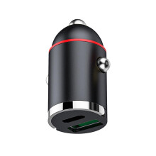 100W Dual Ports Mini USB Car Charger Super Fast Charging Phone Charge Adapte