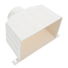 Gutter Part Downspout Adapter PVC Beige for Villa Drainage 1Pack
