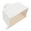 Gutter Part Downspout Adapter PVC Beige for Villa Drainage 1Pack 1