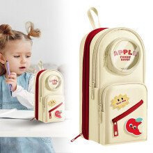 Backpack Pencil Case Art Marker Storage Canvas Makeup Pocket Small Gadget Bag Organizer Random