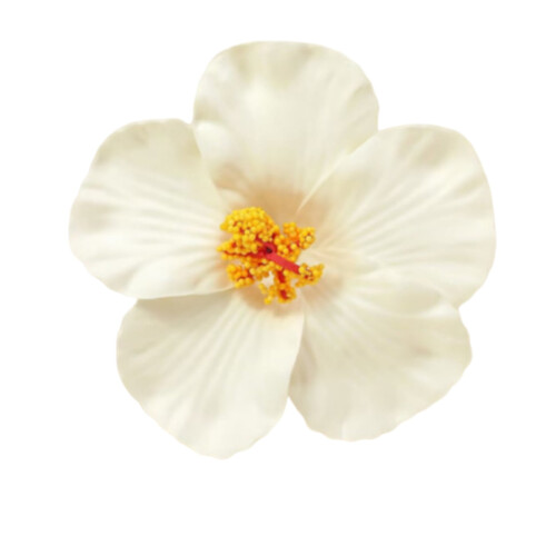 Presilha de cabelo com flor, elegante e simulada, 1 unidade.