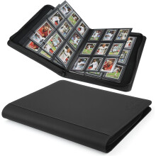 Top-of-the-line loader binder, top-of-the-line loader hard shell, 9 pocket page sleeves that can hold 288 cards