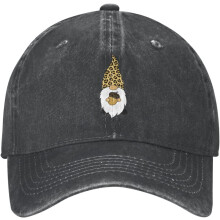 Distressed Denim Baseballkasket – Justerbar Unisex Hat