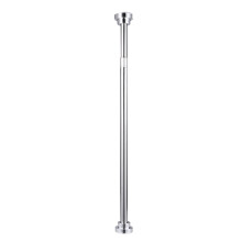 Adjustable Tension Shower Curtain Rod 55-95cm Silver,19.69"X1.97"X1.97"