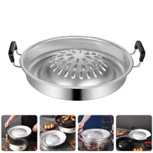 Grilling Pan For Grill Aluminum Barbecue Plate Fish Grilling 1Pack