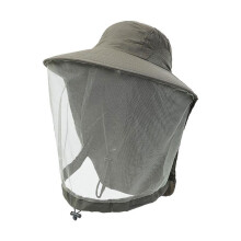Bees Keeping Netting Hat Face Protection Men Women Breathable Multipurpose Veils Green