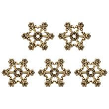 5Pcs Antique Embroidery Thread Winders Metal Embroidery Floss Bobbin for Embroidery Thread Sewing Thread Storage Winders