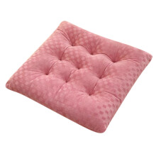 Coussin de siège carré – Coussin de sol en velours doux, épais coussin pour chaise de patio, idéal pour l'extérieur, le jardin, la maison, la