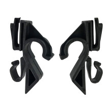 1 par de clips de plástico para la bandeja trasera del vehículo, repuesto compatible con Grande-Punto 2006+ 71719952 71719953