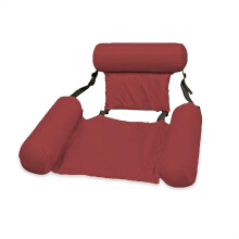 Floating Hammock in 3 Colors | Water Lounge Chair | Inflatable Hammock With Backrest | Folding Pool Chair