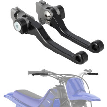 Dirt Bike Brake Clutch Lever Pivot Levers Adjustable CNC for PW50 PW 50 2015-2025 Motorcycle Blue