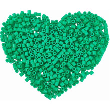 2000Pcs Green Melting Beads Perlers Beads Bulk 5 x 5mm Tube Small Mini Plastic Fuse Melty Fusion Compatible Hama Refill Craft Spacers Accessories