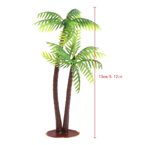 Miniature Scenery Landscape Model Simulation Coconut Palms Tree Desk Decoration