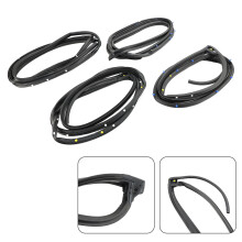 4Pcs Door Weatherstrip Silence Opening Gasket For Honda Civic 2006-2011