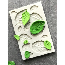 2pcs Leaf Shaped Silicone Mold For Cake Decoration Chocolate Fondant Baking Rose Flower Clay Resin Crafts