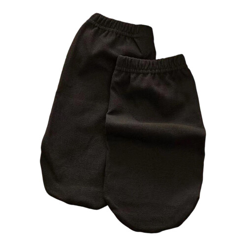 Velvet air conditioning socks black double-sided