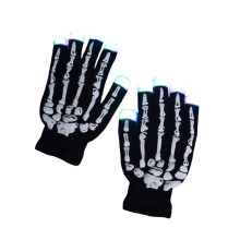Finger Gloving Light Gloves, 7 Colors Led Rave Gloves Lighting Flashing Mittens for Adult Light Shows Festival Party (1Set)