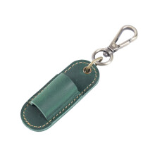 Pen Lanyard Holder Pen Holder with Keychain Portable Pencil Holder Protector for Clipboard PU Leather Pen Holder