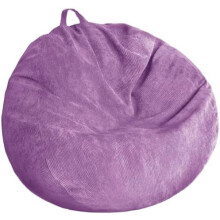 Washable Ultra-Soft Corduroy Stuffed Animal Storage Bean Bag Cover – Compatible with Plush Toy Organizers, Sack Bean Bag for Adults & Teens