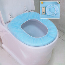 Ensemble de housses de siège de toilette jetables en non-tissé, portables et emballées individuellement – Compatibles avec toutes les toilettes