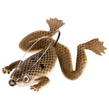 PVC frog lure for bass fishing soft paddle tail swimbait