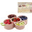 2-Tier Stackable Serving Platter with Handle & Drain Basket, Double Compartment Snack Dish for Kitchen/Home (Pink), compatible with standard racks 1
