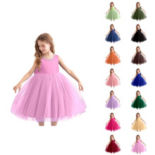 Flower Girl Piano Recital Dress Bridal-Style Tulle Princess