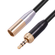 XLR Male to 3.5mm Stereo Cable, 3.5mm 1/8 Inch to XLR 3-Pin Headphone Adapter Cable for Camera