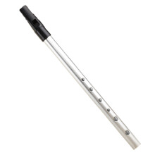 Irish tin penny whistle C/D 6-hole metal flute