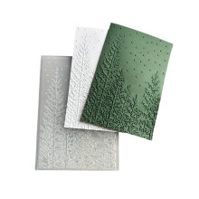 Textured Embossing Folder Butterfly Flower Tree Embossing Stencils Textured Scrapbooking Templates for Card Making