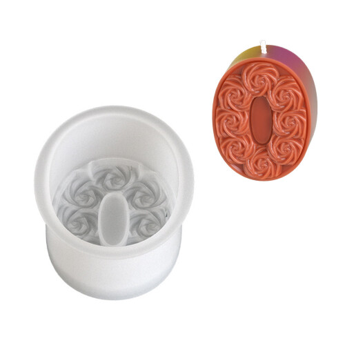 Silikoneforme Rose Number0-8 Forme Epoxyharpiksforme Håndlavede støbeforme Bageforme til fondantkage